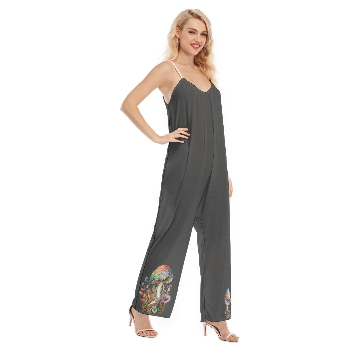 Mushroom Cuff Jumpsuit