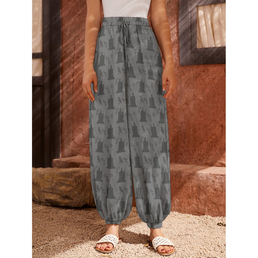 Grey Sleeping Fairy Summer Trousers