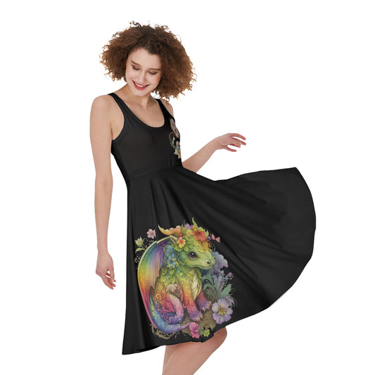 Tourmaline Dragon Sleeveless Dress