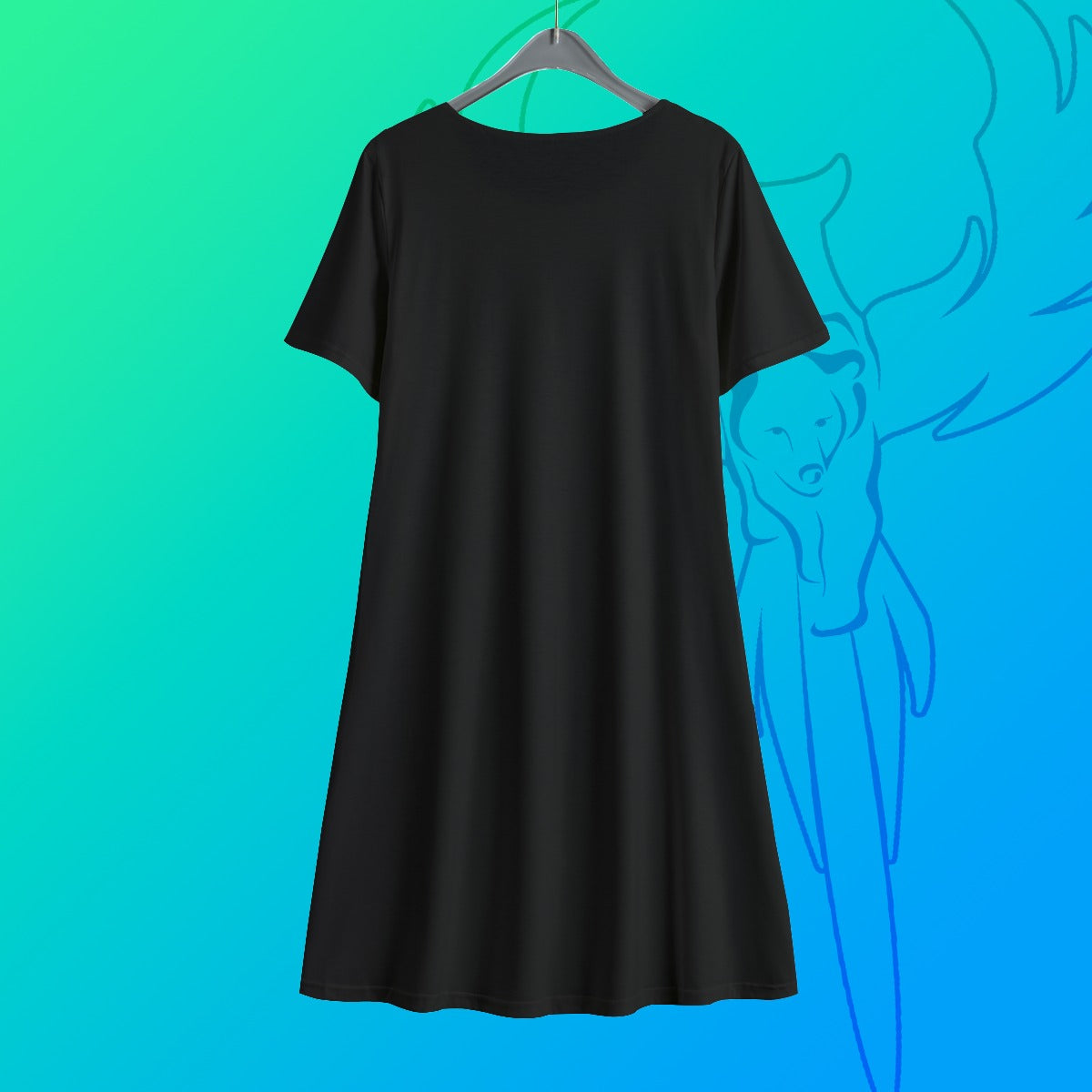 Spell Books Black Short Sleeve Dress