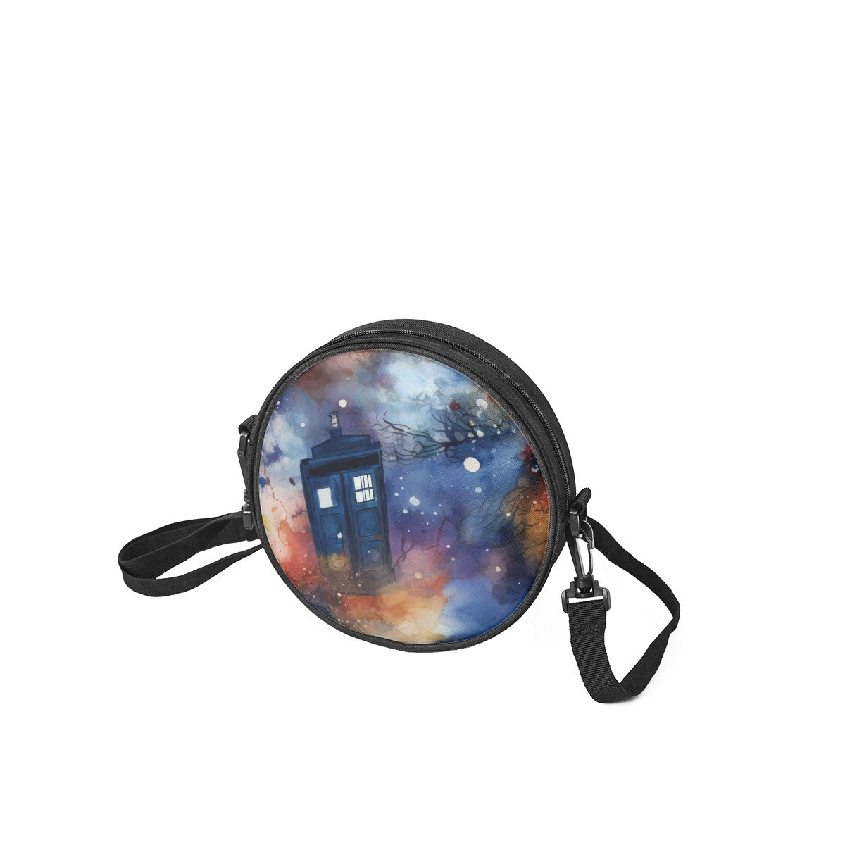 Police Box Aurora Round Satchel Bags