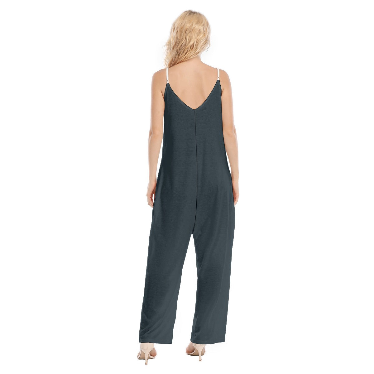 Teal Owl Jumpsuit