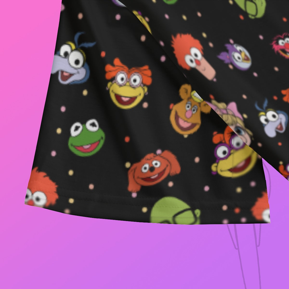 TV Puppets Short Sleeve Dress