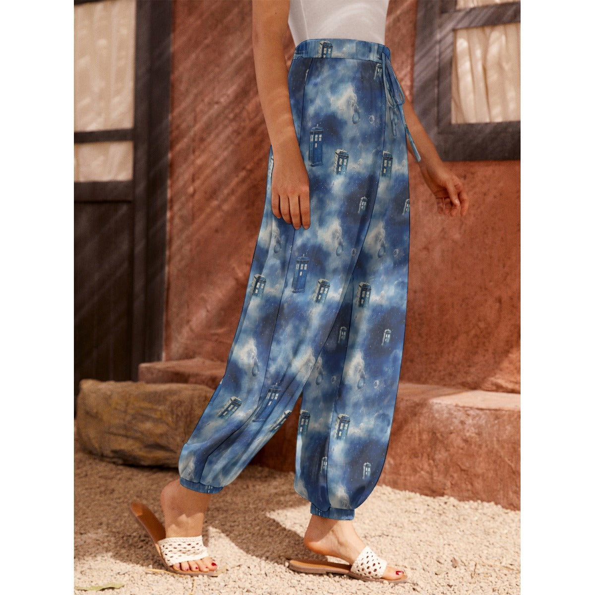 Blue Police Box Summer Trousers