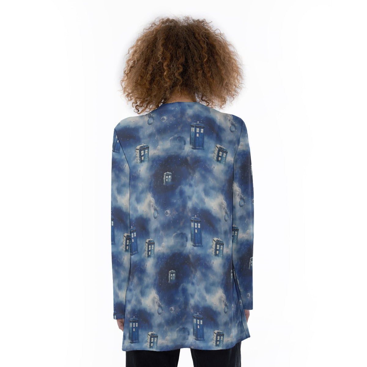 Police Box Patch Pocket Cardigan