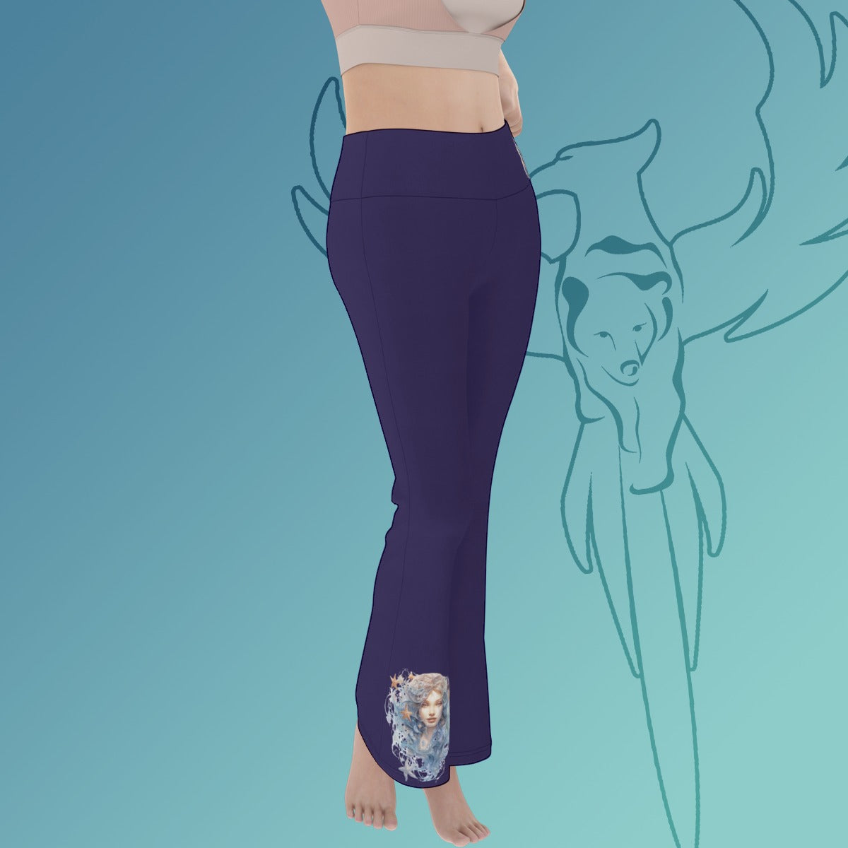 Sea Fairy Flare Yoga Pants