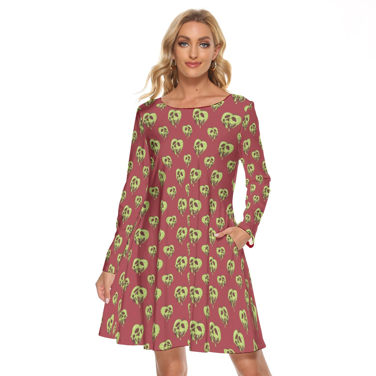 Poison Apple Crew Neck Dress