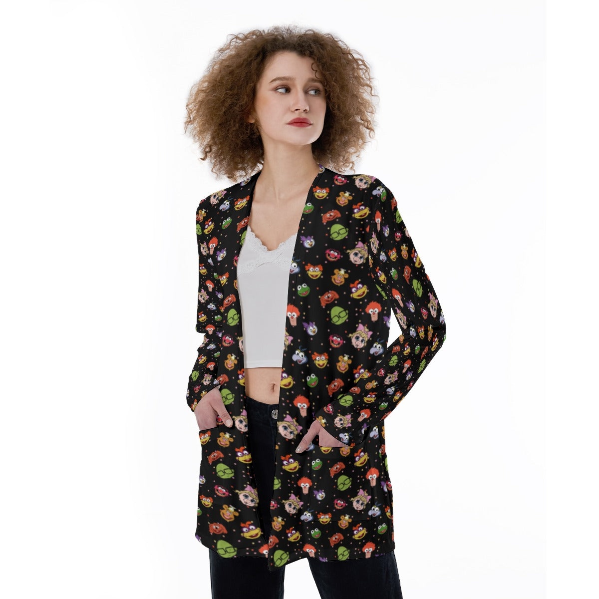 Muppet Patch Pocket Cardigan