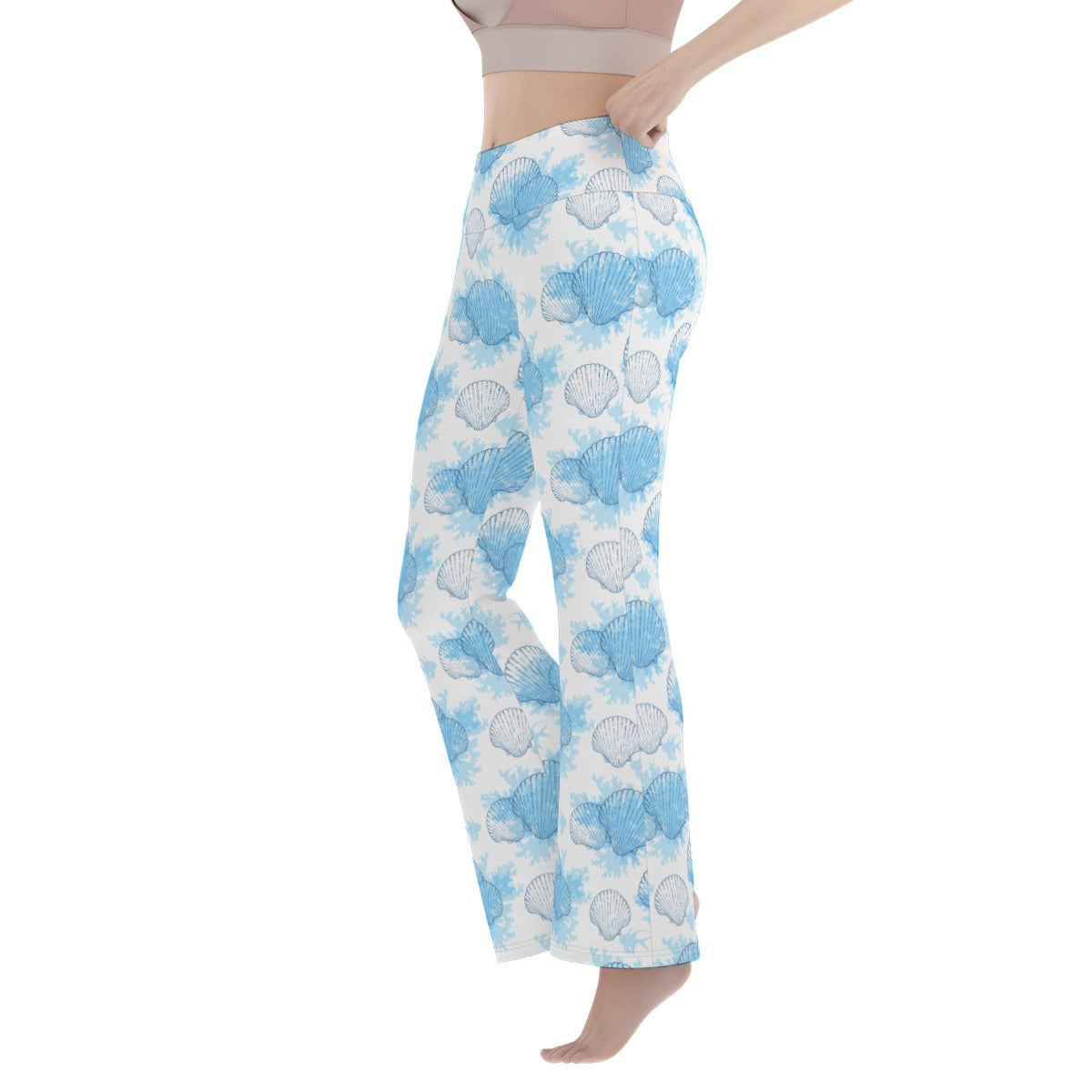 Seashell Flare Yoga Pants