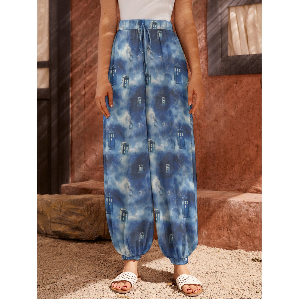 Blue Police Box Summer Trousers