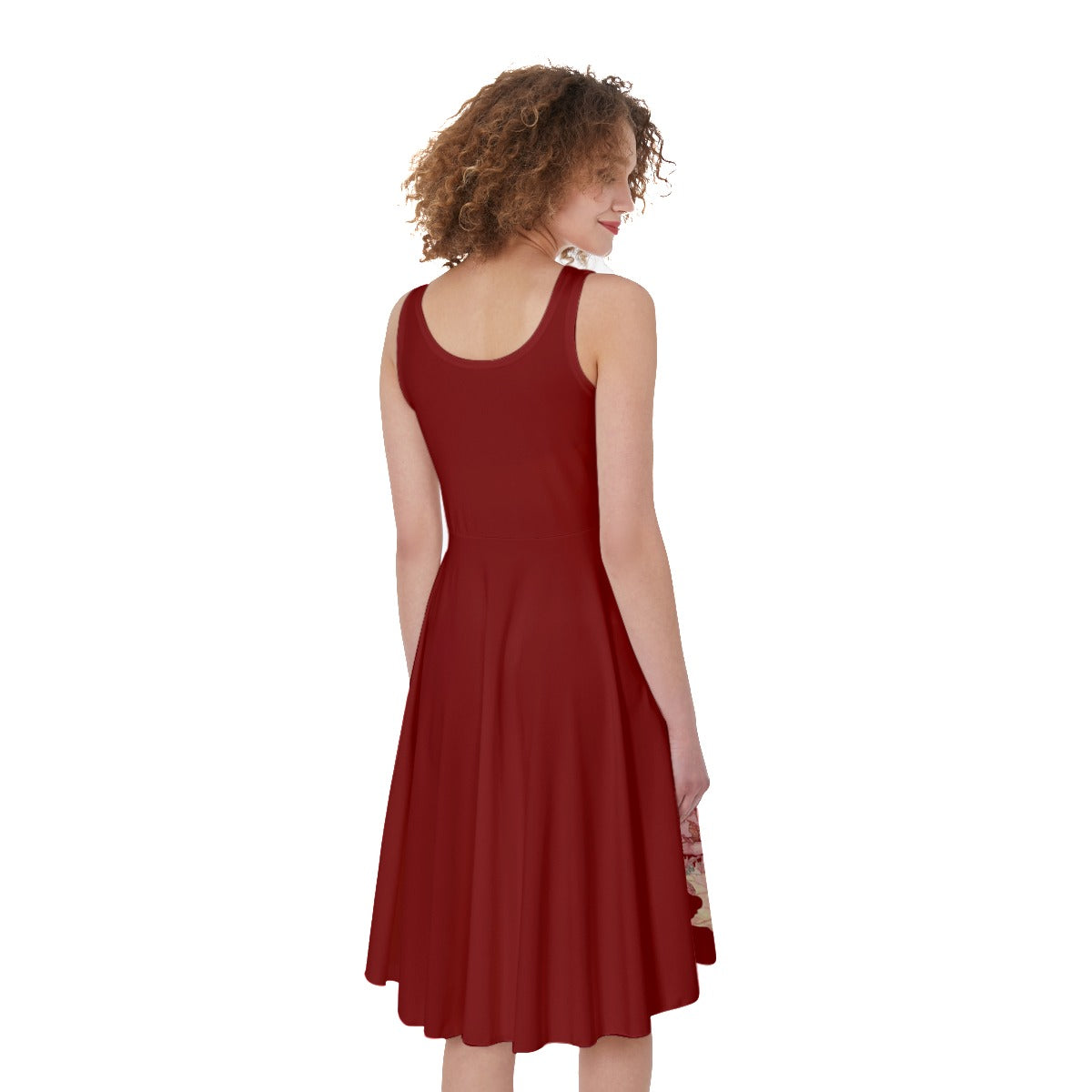 Ruby Dragon Sleeveless Dress