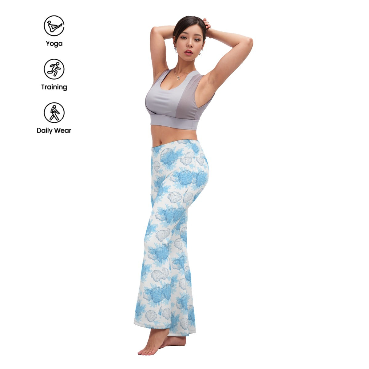 Seashell Flare Yoga Pants