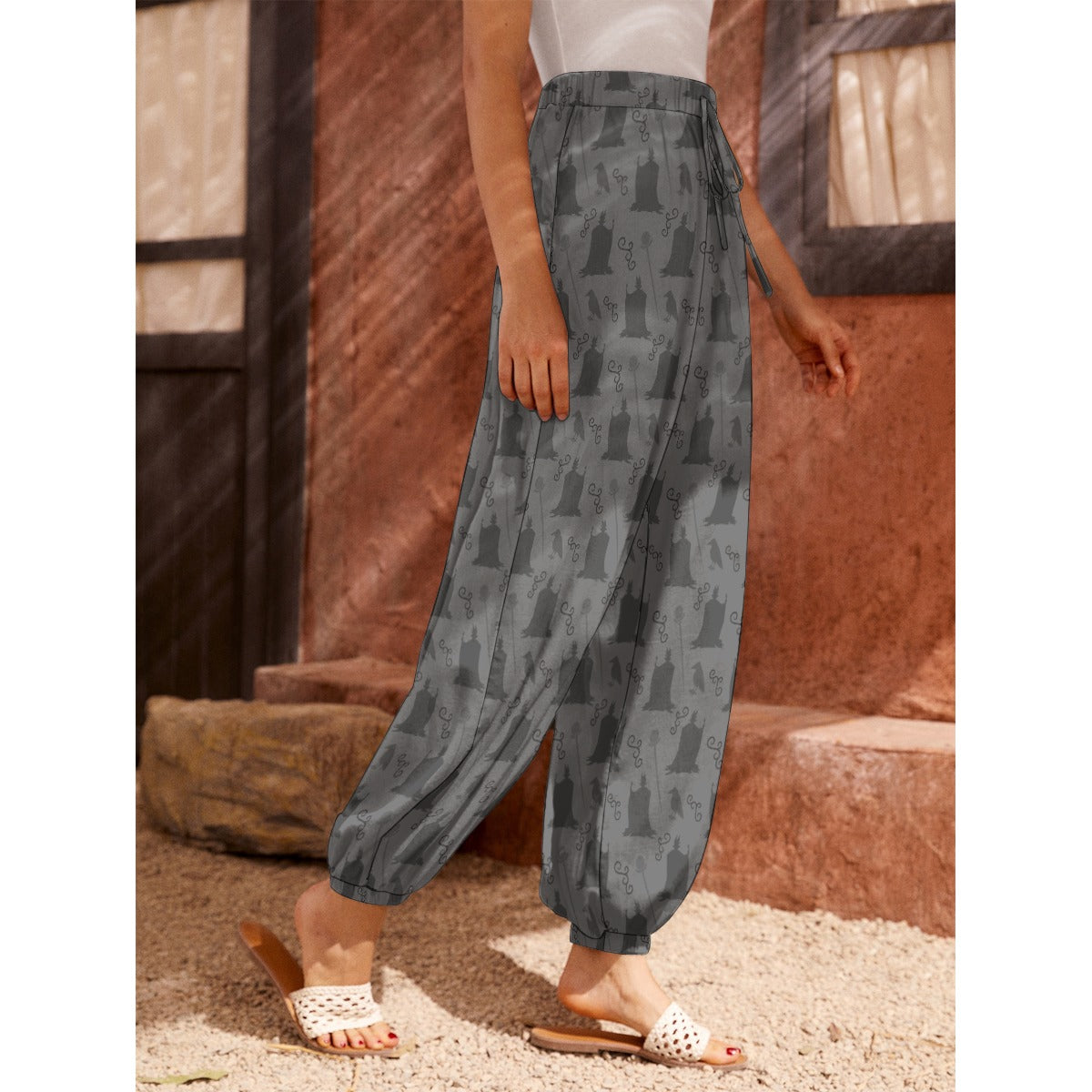 Grey Sleeping Fairy Summer Trousers