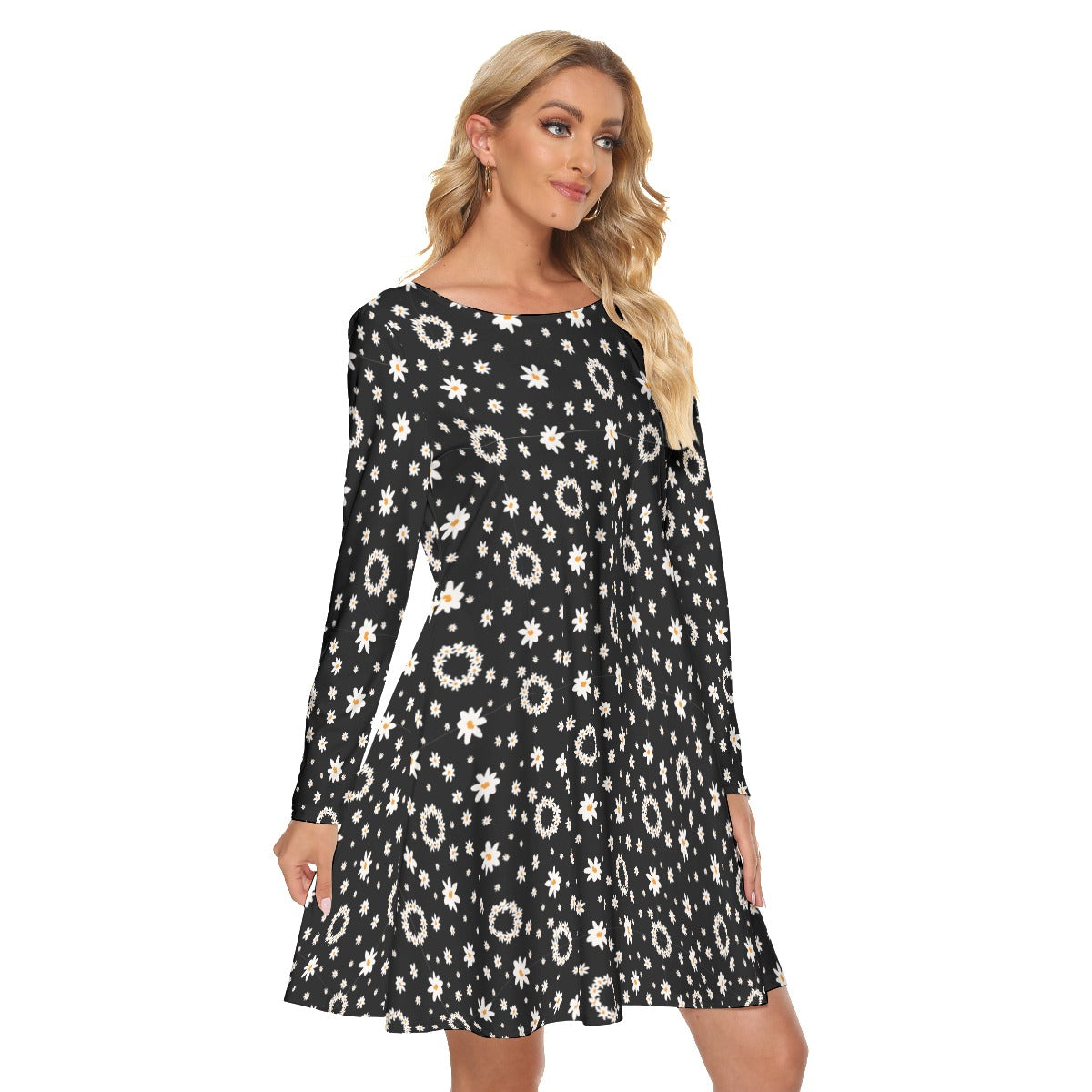 Daisy Chain Crew Neck Dress