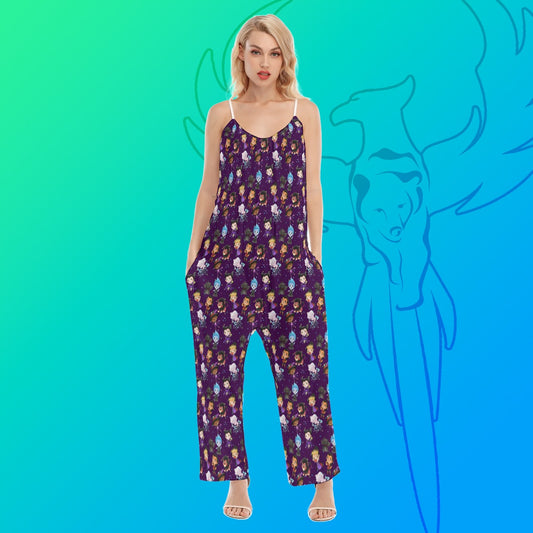 Purple Villains Jumpsuit