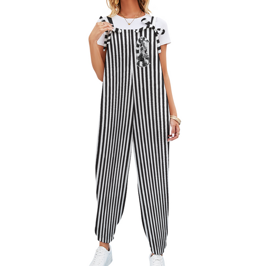 Lydia Sand Worm Women's Jumpsuit with Suspender