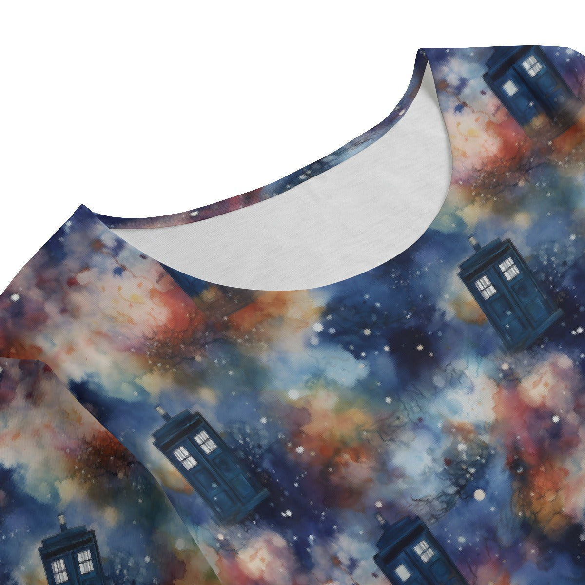 Police Box Aurora Short Sleeve Dress