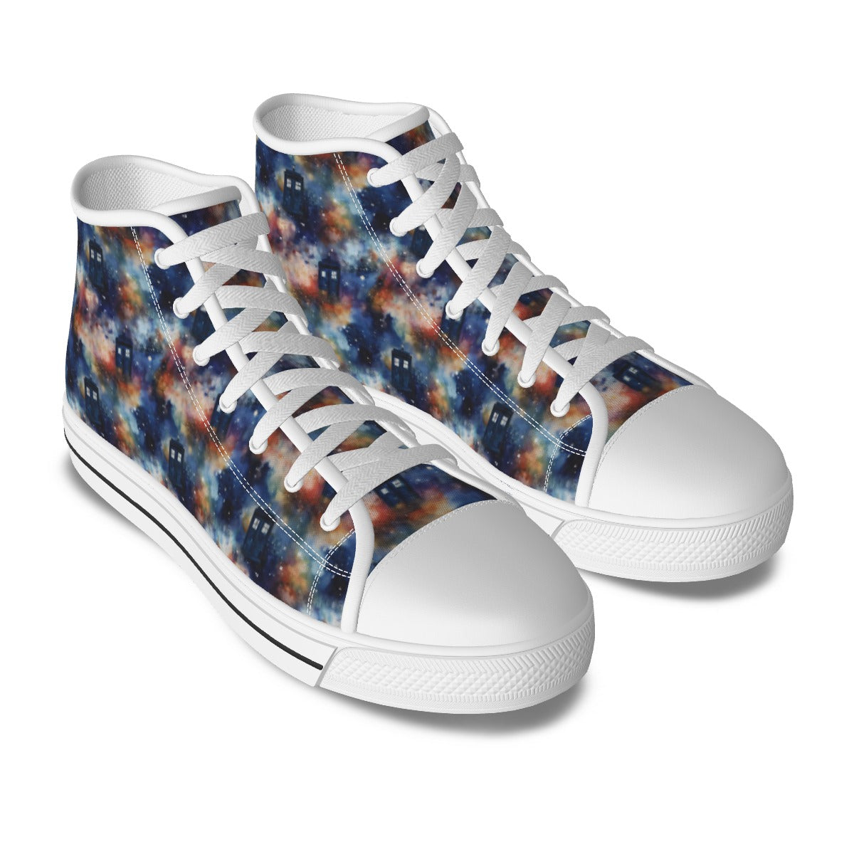 Police Box Aurora Men's High Tops